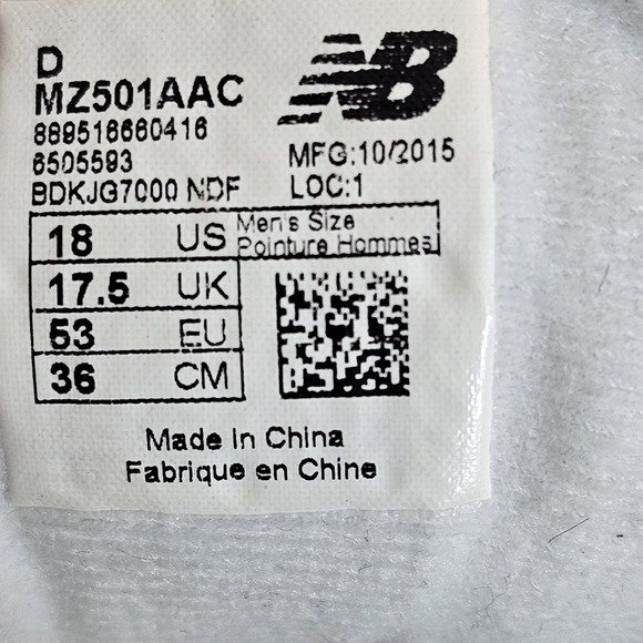 New Balance Men's 501 Ripple Sole Casual Sneakers Size US 18 - Picture 12 of 12